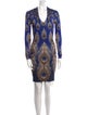 Just Cavalli Printed Mini Dress