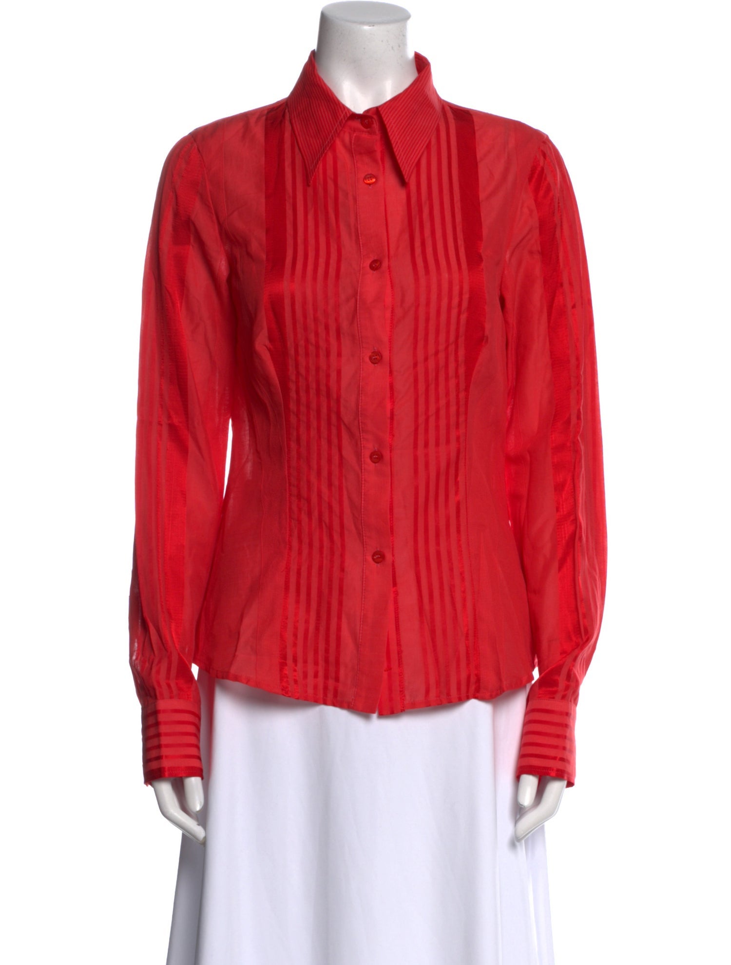 Just Cavalli Long Sleeve Button-Up Top