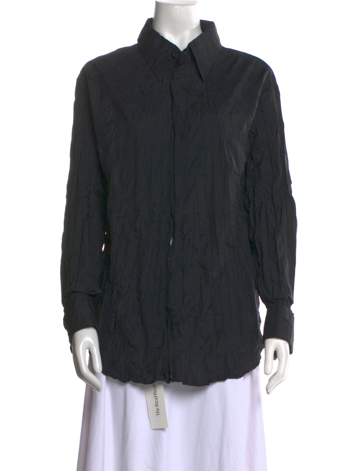 Just Cavalli Long Sleeve Button-Up Top