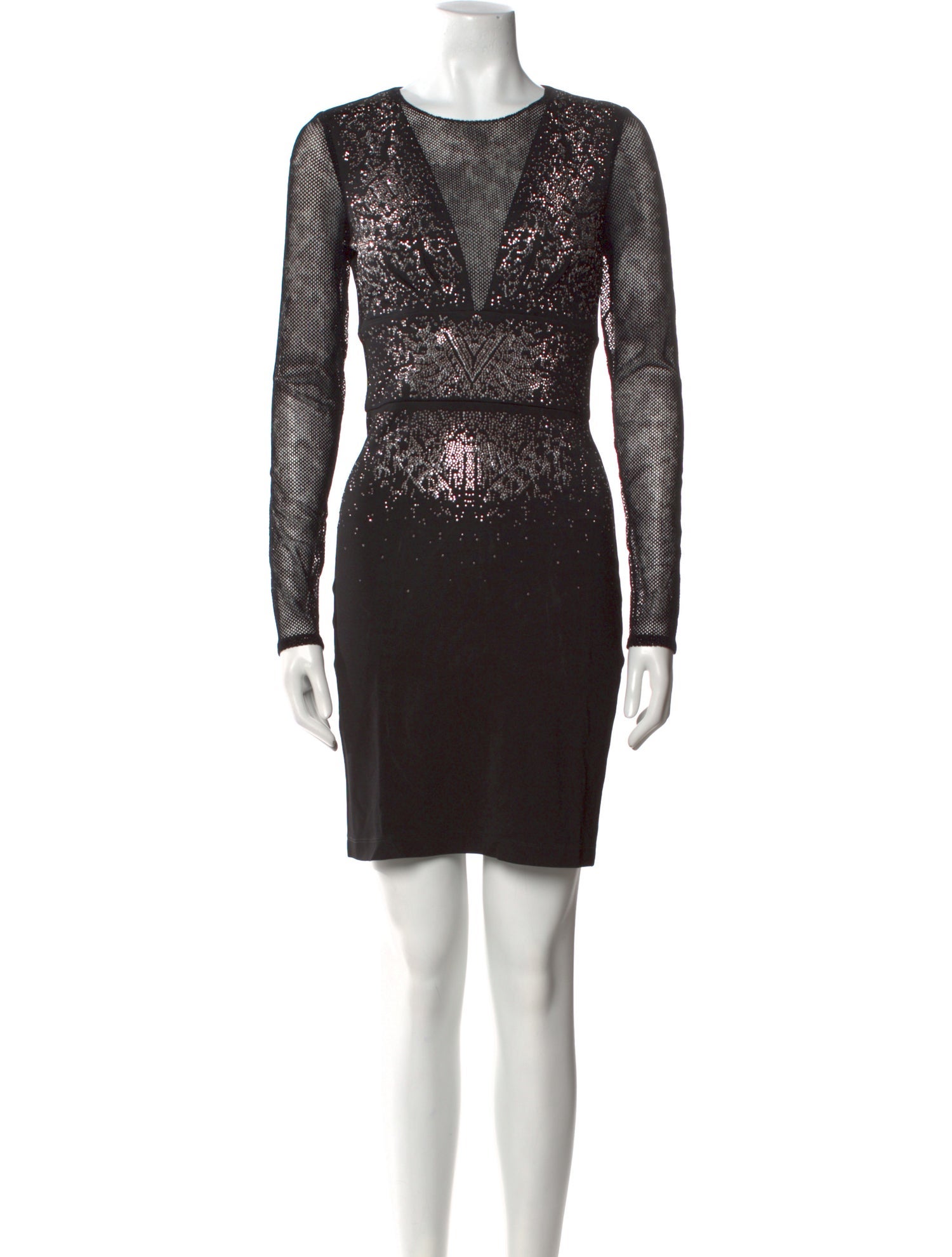 Just Cavalli Crew Neck Mini Dress