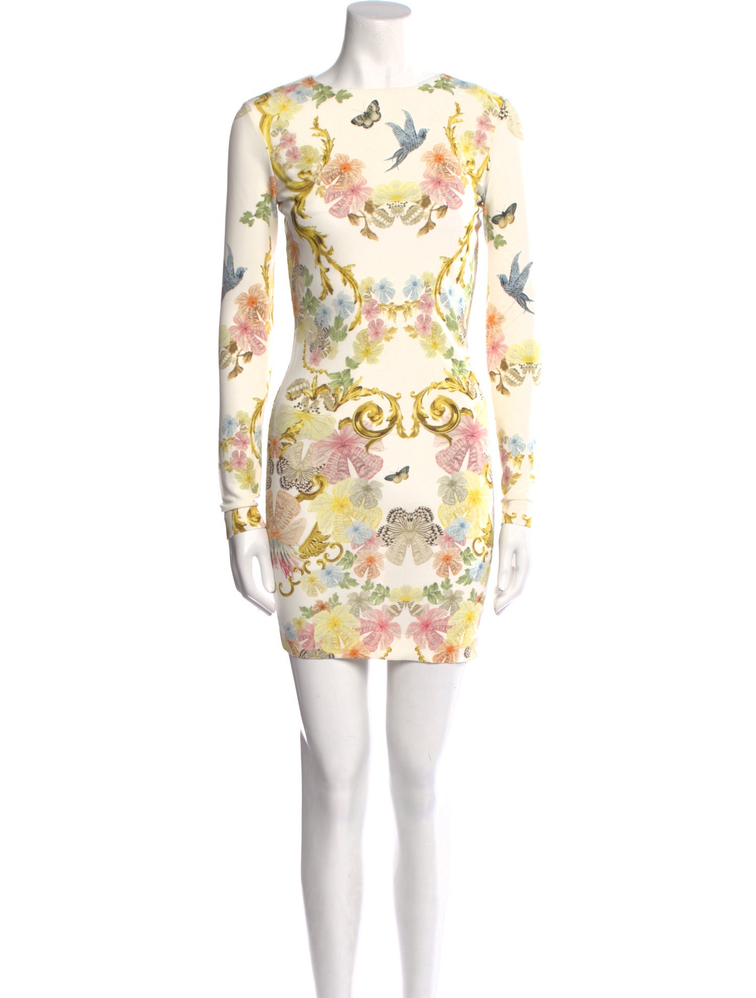 Just Cavalli Floral Print Mini Dress w/ Tags
