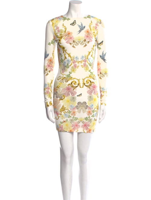 Just Cavalli Floral Print Mini Dress w/ Tags