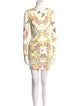 Just Cavalli Floral Print Mini Dress w/ Tags