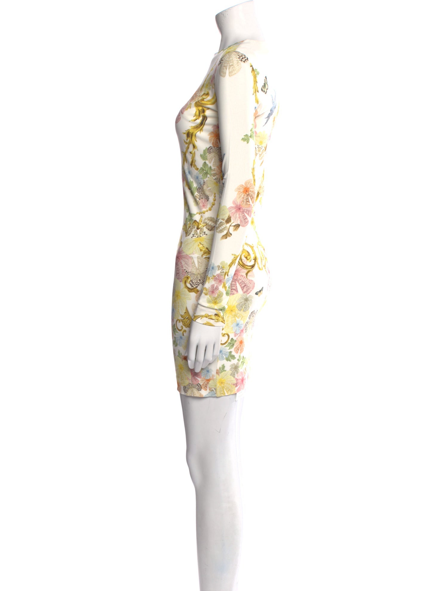 Just Cavalli Floral Print Mini Dress w/ Tags