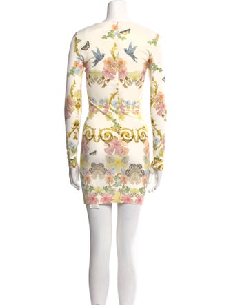 Just Cavalli Floral Print Mini Dress w/ Tags