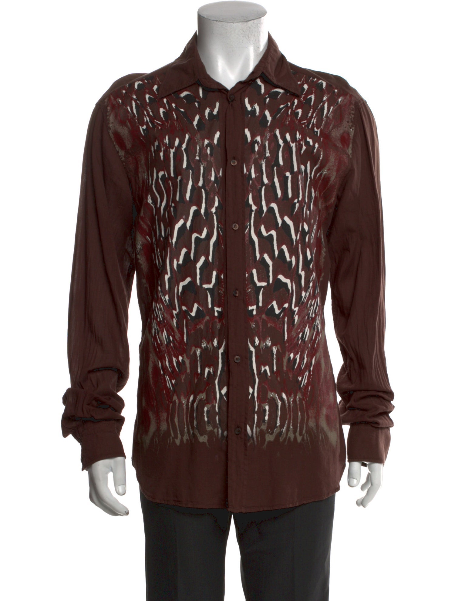 Just Cavalli Printed Long Sleeve Shirt w/ Tags