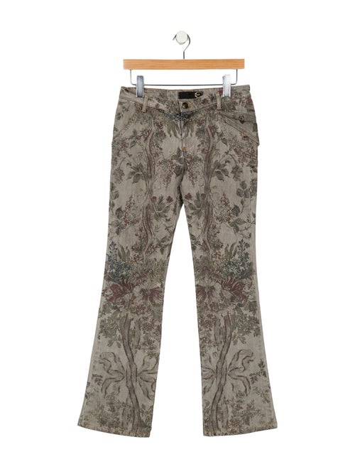 Just Cavalli Mid-Rise Wide Leg Jeans
