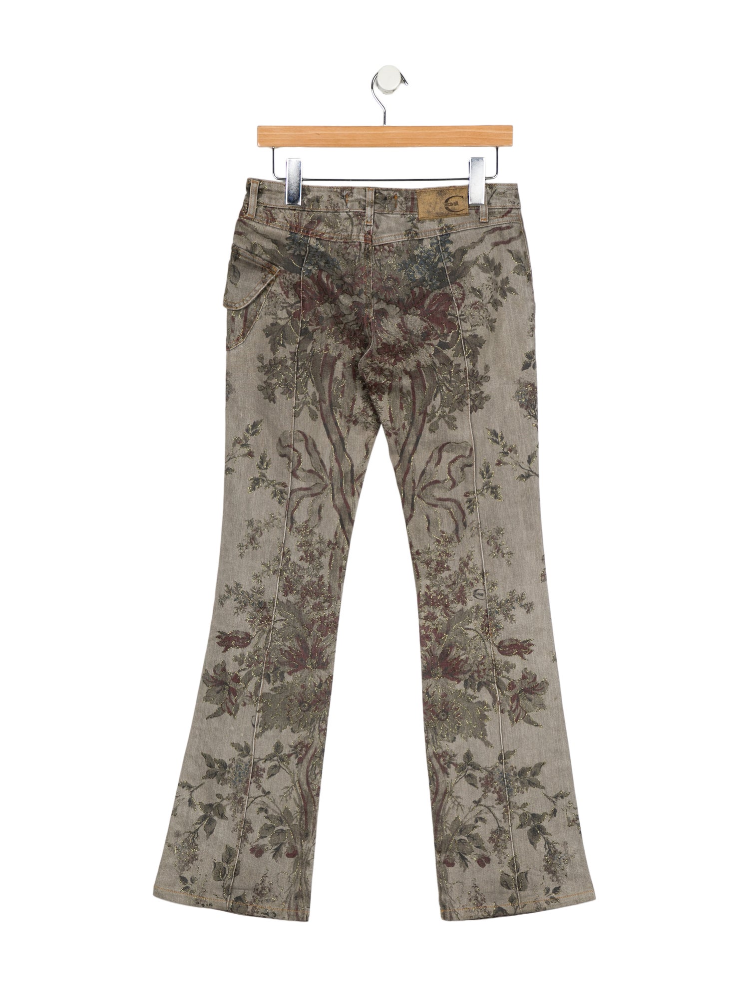 Just Cavalli Mid-Rise Wide Leg Jeans