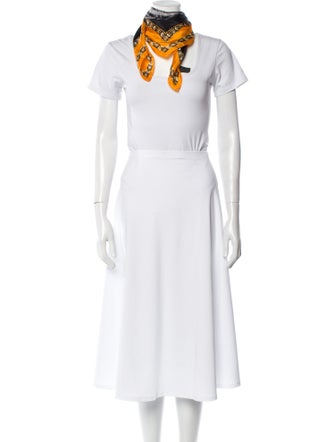 Just Cavalli Silk Animal Print Scarf