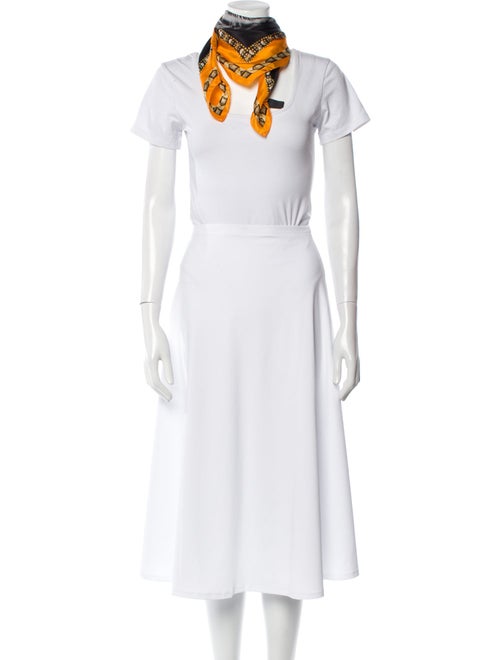 Just Cavalli Silk Animal Print Scarf