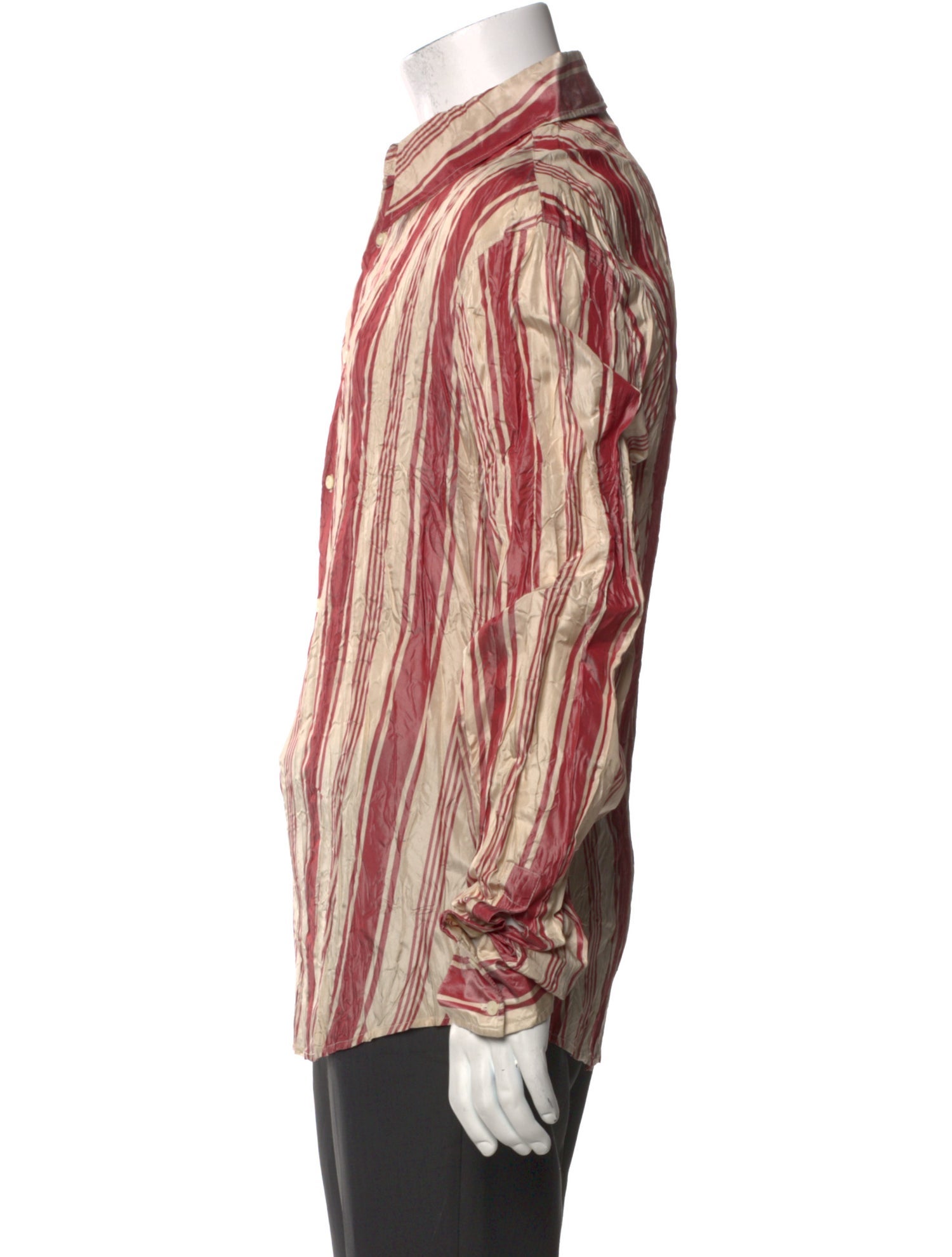 Just Cavalli Silk Striped Shirt