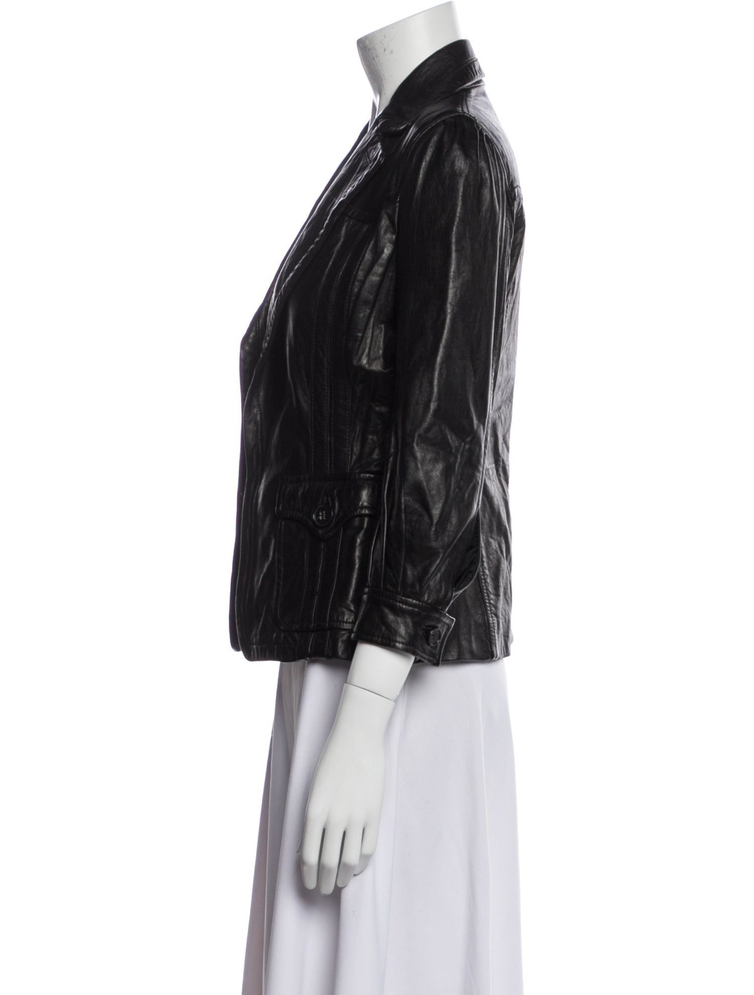 Just Cavalli Leather Evening Jacket