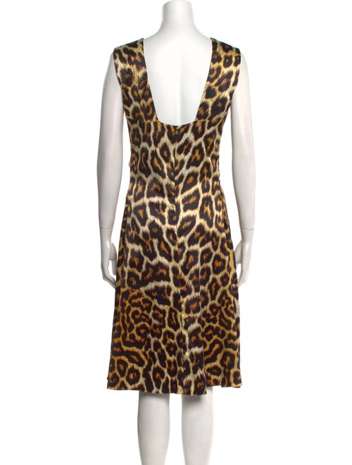 Just Cavalli Animal Print Knee-Length Dress