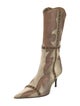 Just Cavalli Leather Western Boots