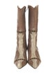 Just Cavalli Leather Western Boots