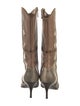 Just Cavalli Leather Western Boots