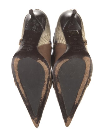 Just Cavalli Leather Western Boots