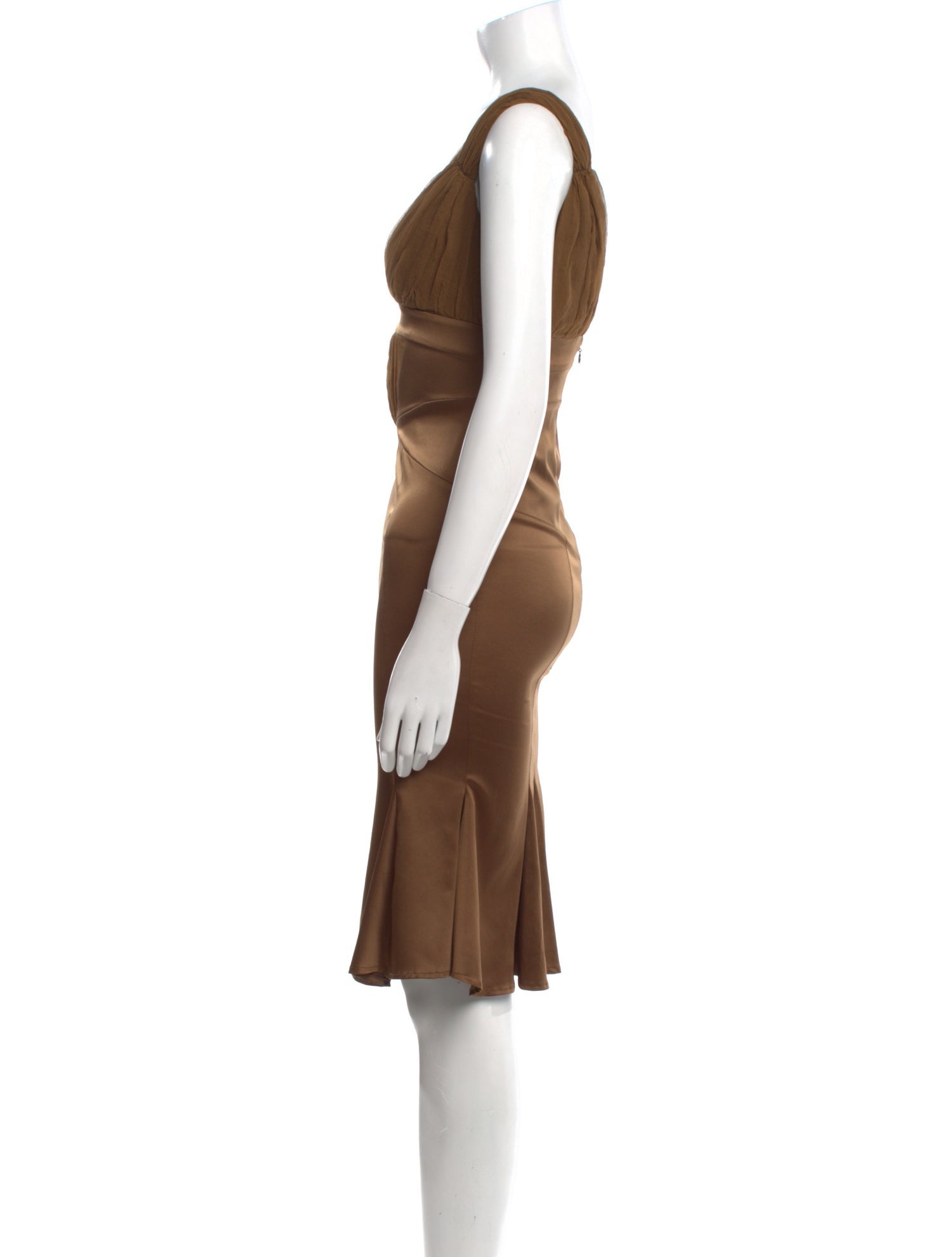 Just Cavalli V-Neck Knee-Length Dress