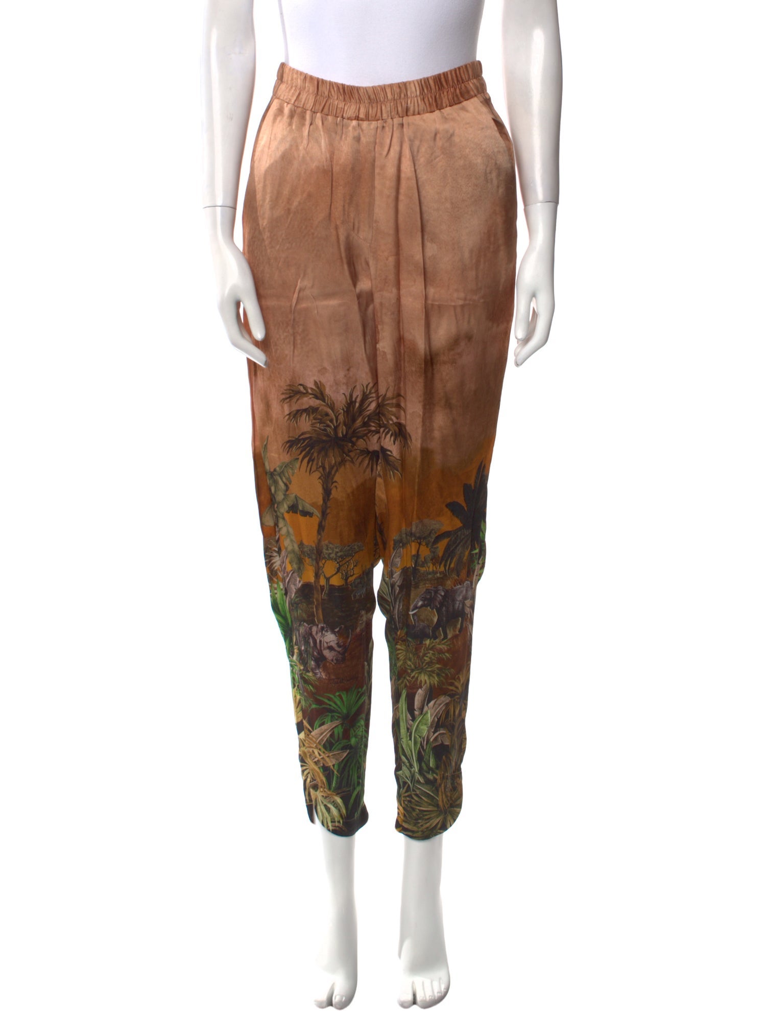 Just Cavalli Printed Skinny Leg Pants