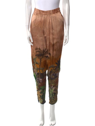 Just Cavalli Printed Skinny Leg Pants