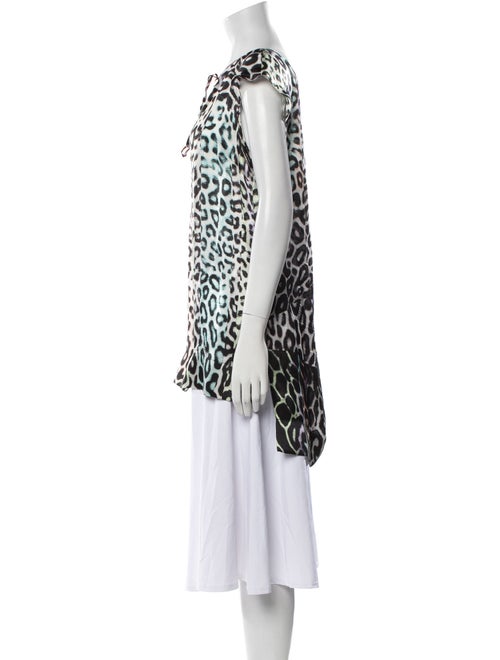 Just Cavalli Silk Animal Print Tunic