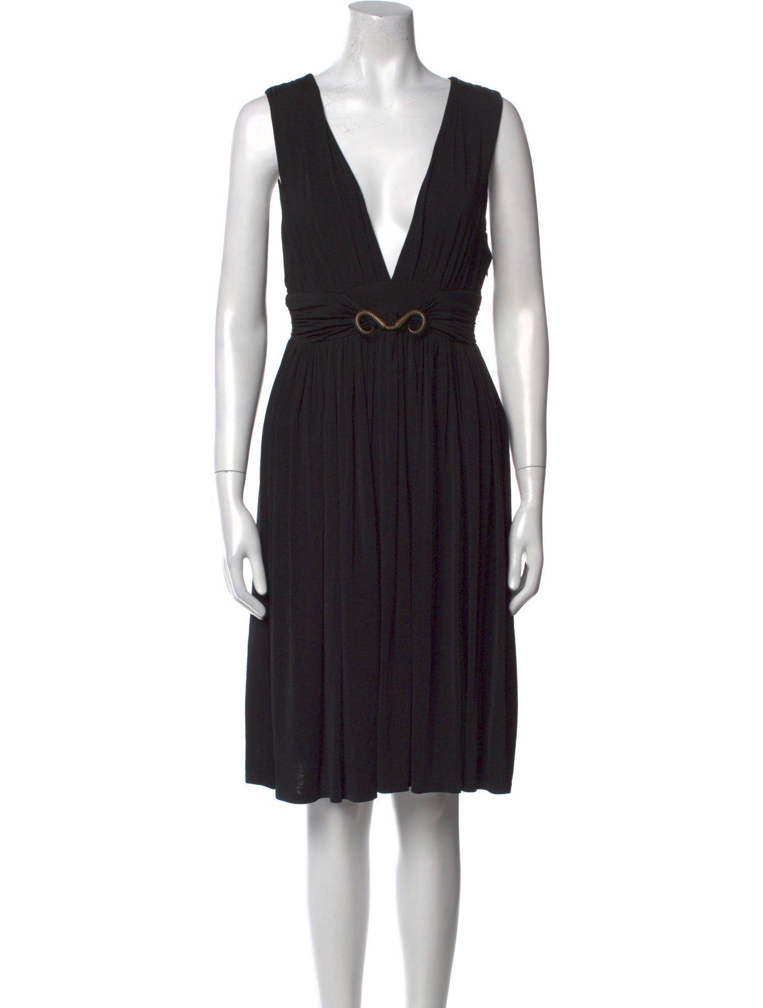 Just Cavalli V-Neck Knee-Length Dress