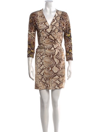Just Cavalli Animal Print Mini Dress