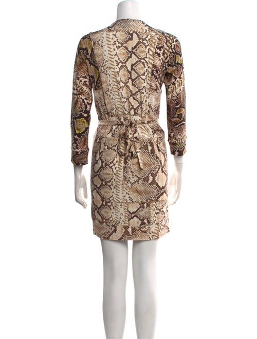 Just Cavalli Animal Print Mini Dress