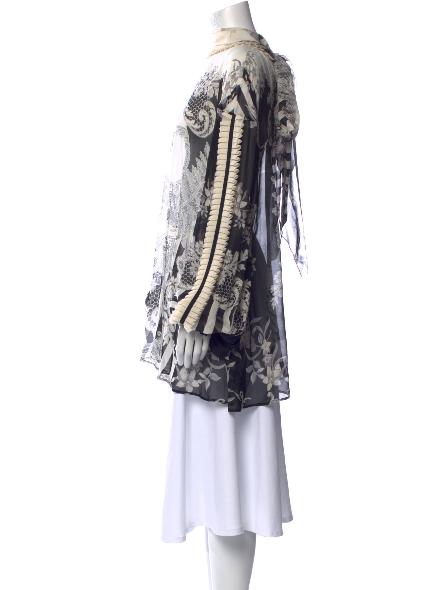 Just Cavalli Silk Printed Blouse