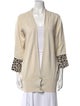 Just Cavalli Graphic Print V-Neck Sweater
