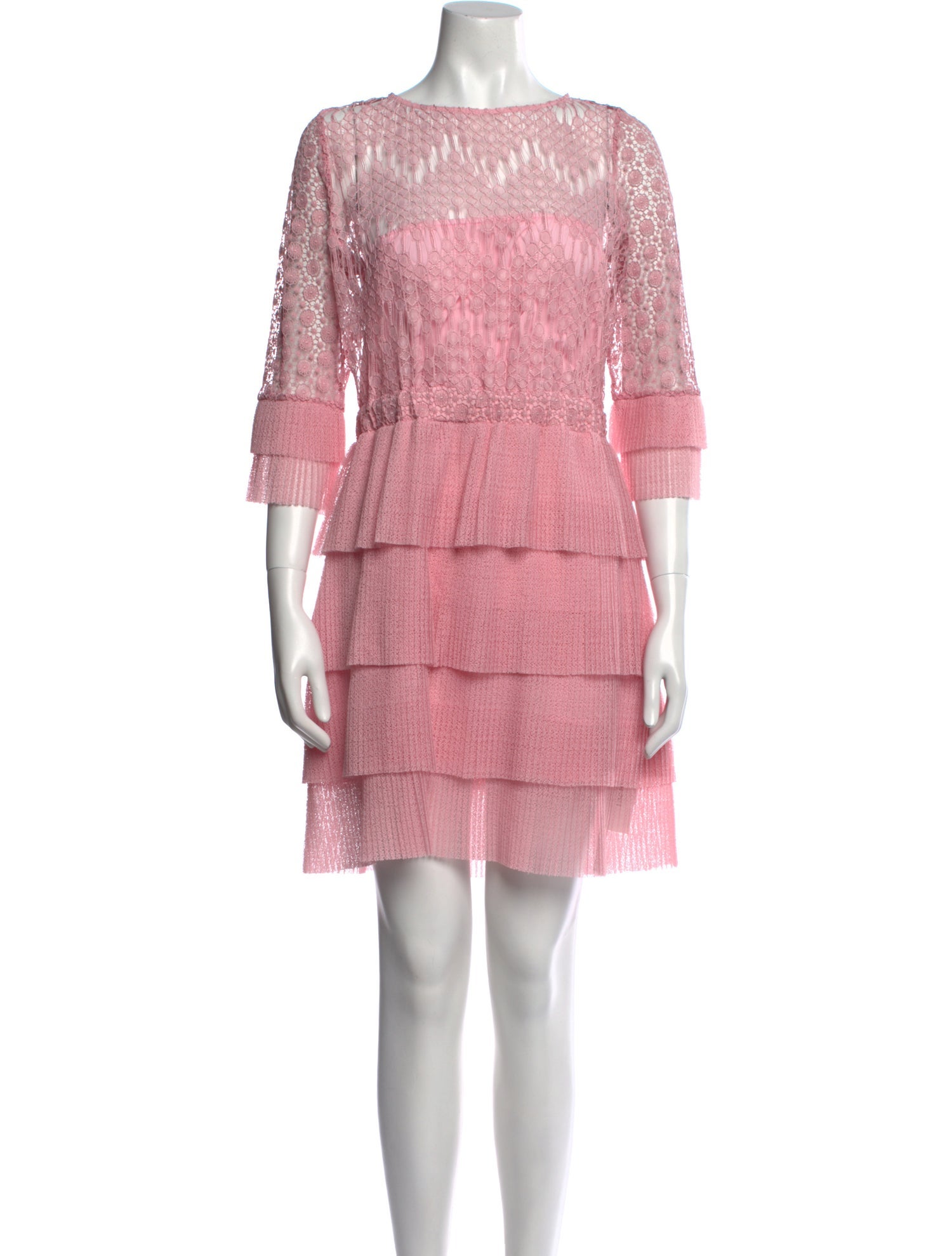 Just Cavalli Bateau Neckline Mini Dress