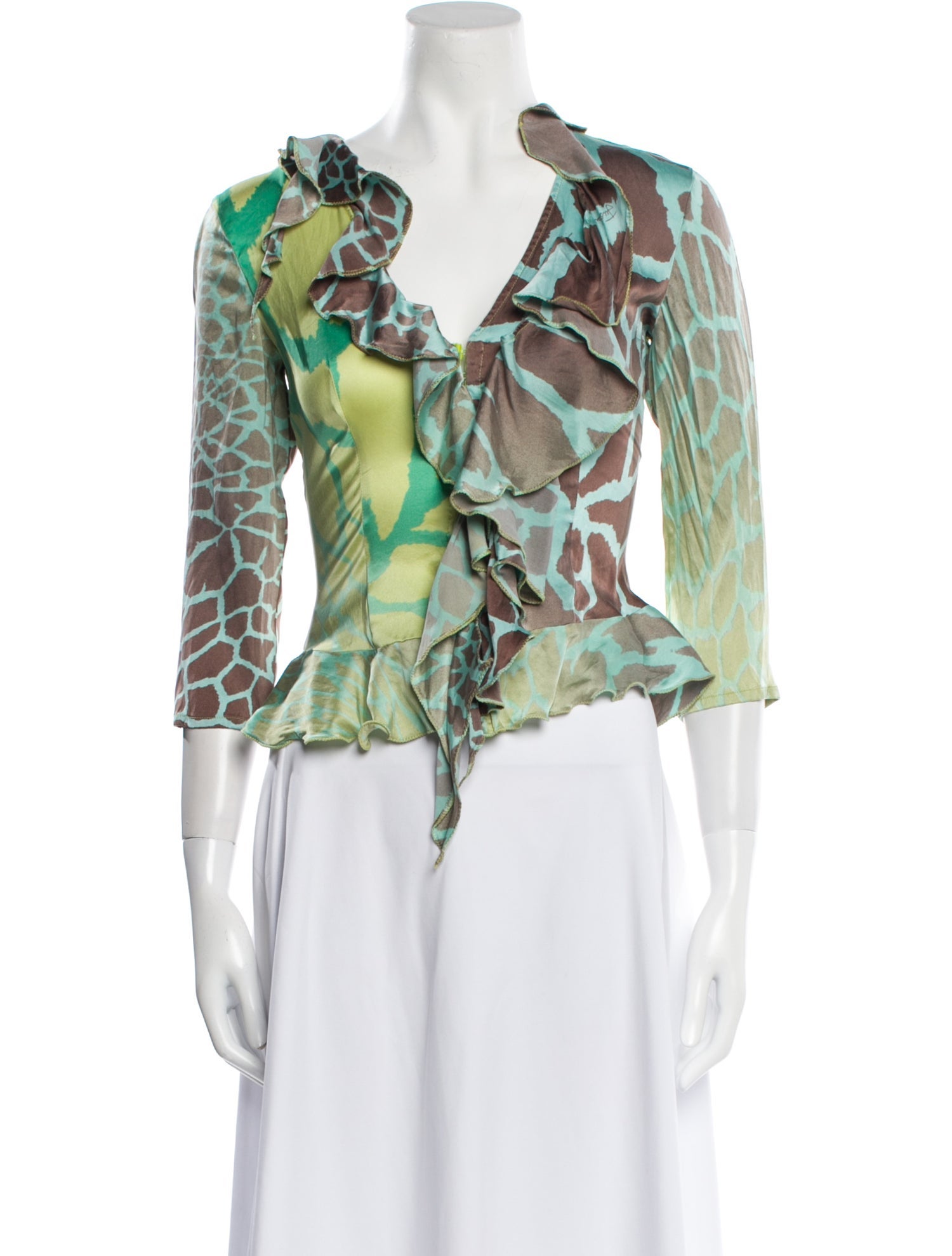 Just Cavalli Resin Printed Blouse