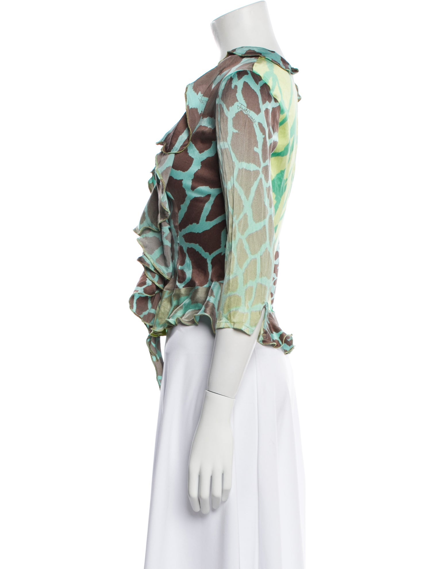 Just Cavalli Resin Printed Blouse