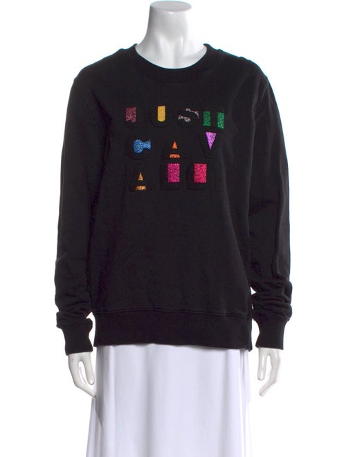 Just Cavalli Graphic Print Crew Neck Sweatshirt