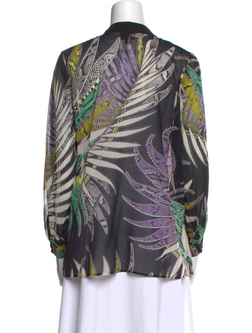Just Cavalli Silk Printed Blouse