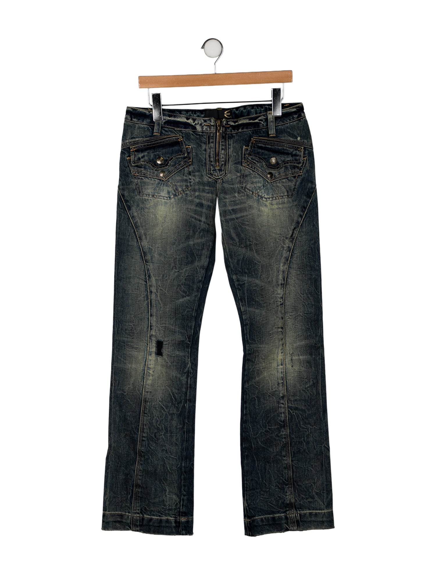Just Cavalli Mid-Rise Wide Leg Jeans w/ Tags