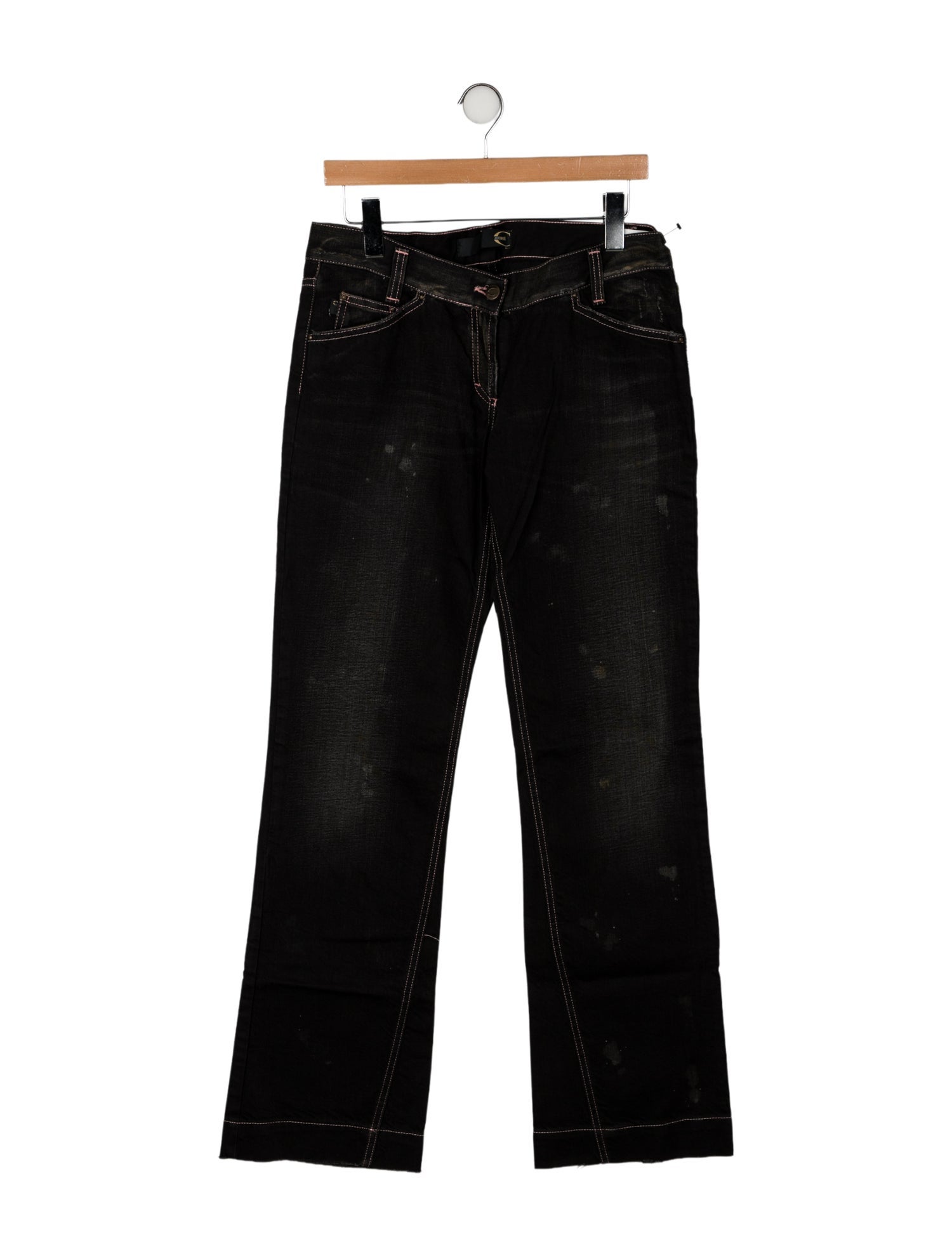 Just Cavalli Mid-Rise Wide Leg Jeans w/ Tags