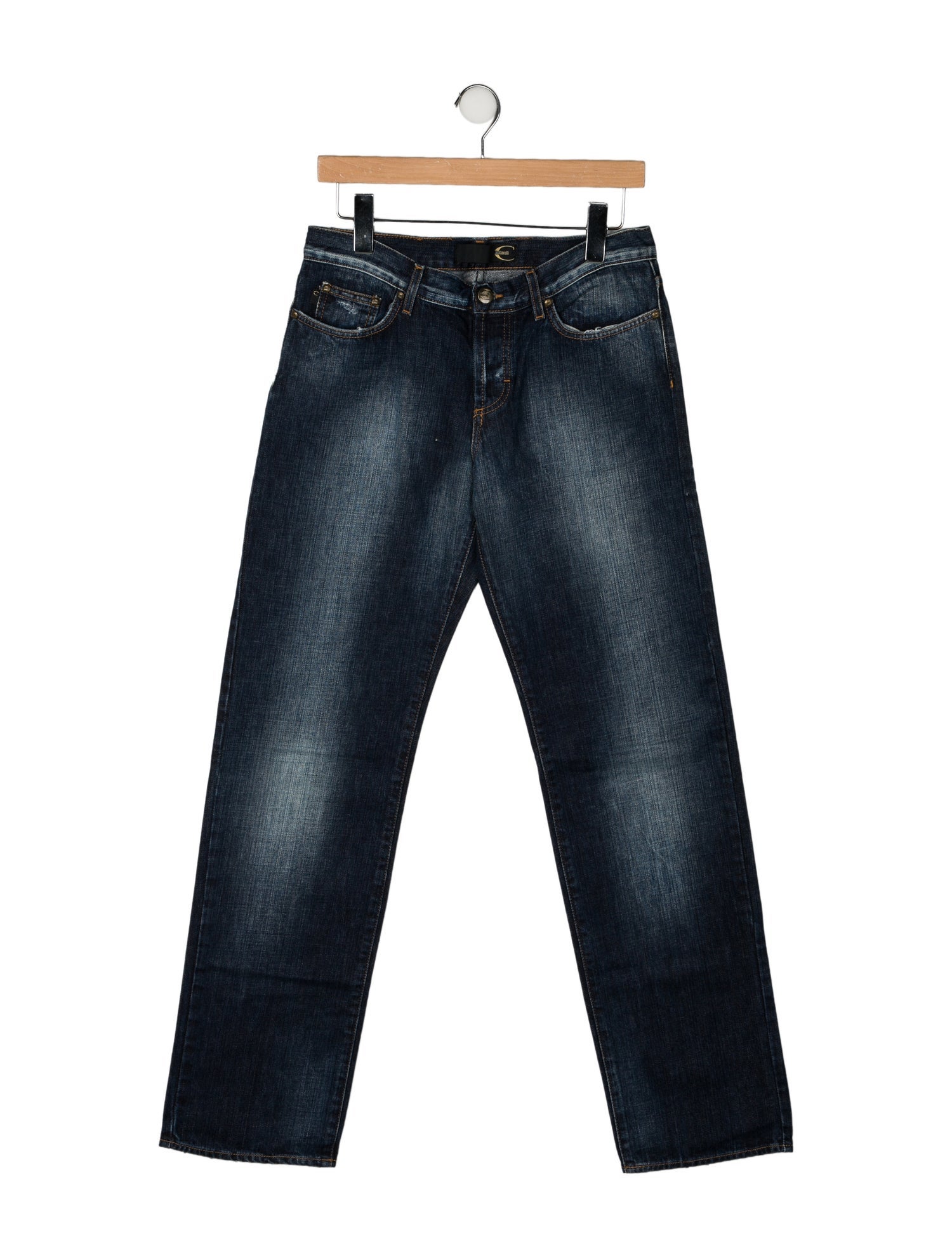 Just Cavalli Mid-Rise Straight Leg Jeans w/ Tags