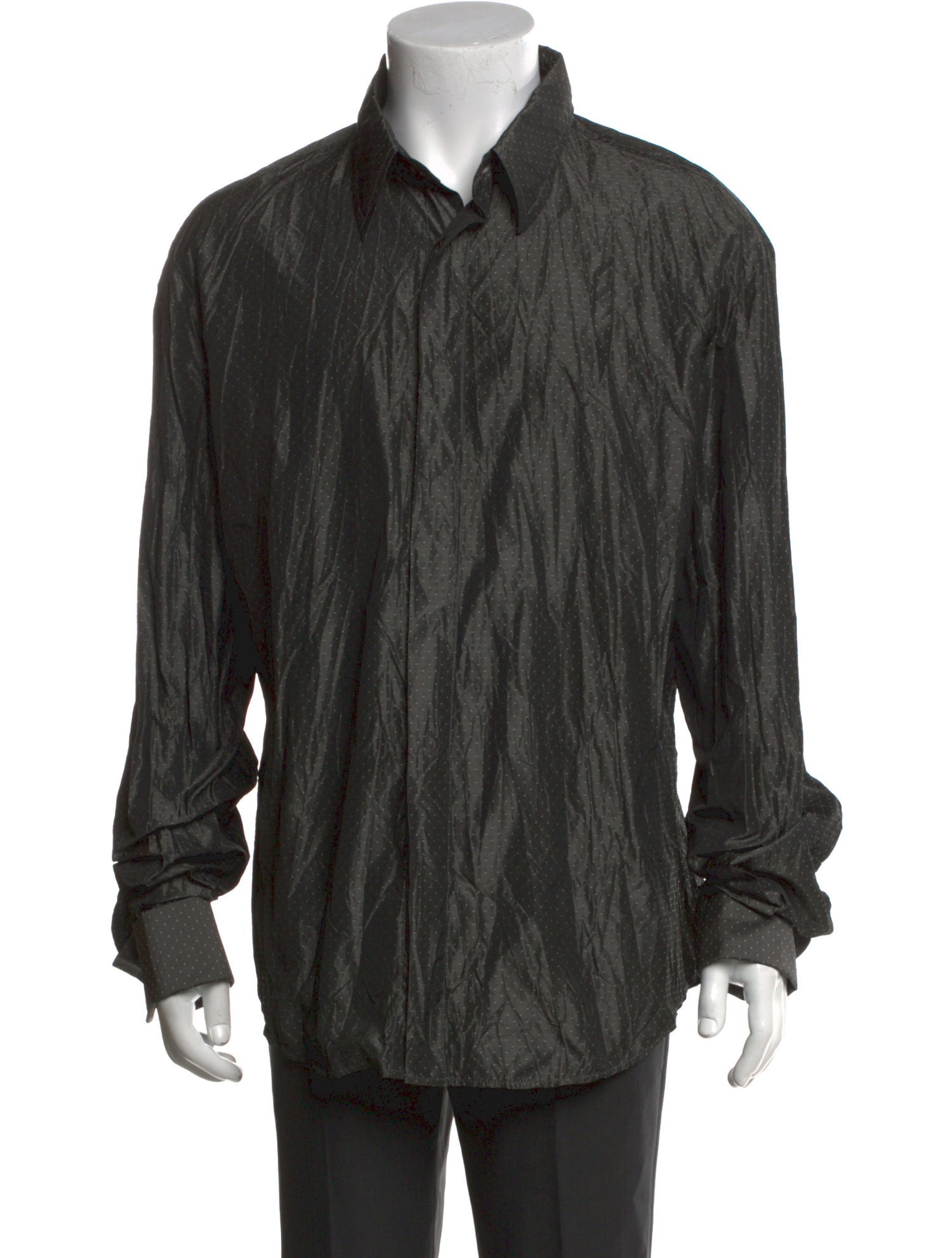 Just Cavalli Polka Dot Print Long Sleeve Dress Shirt