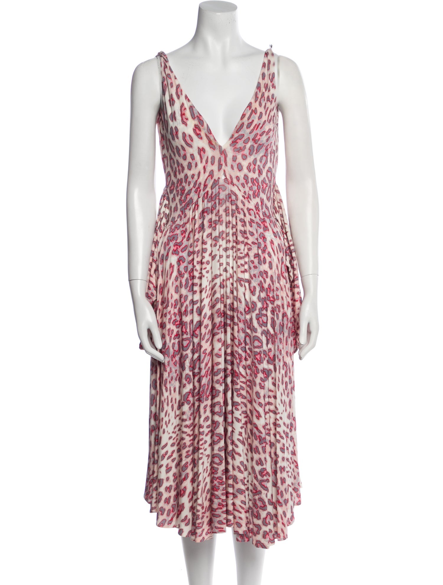 Just Cavalli Animal Print Midi Length Dress