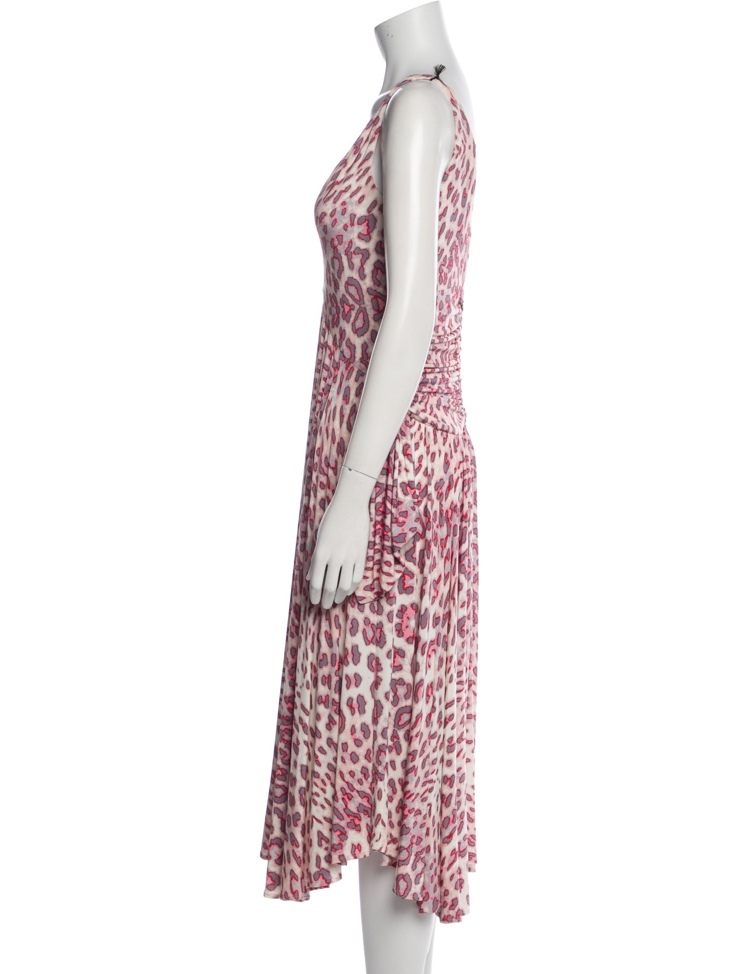 Just Cavalli Animal Print Midi Length Dress