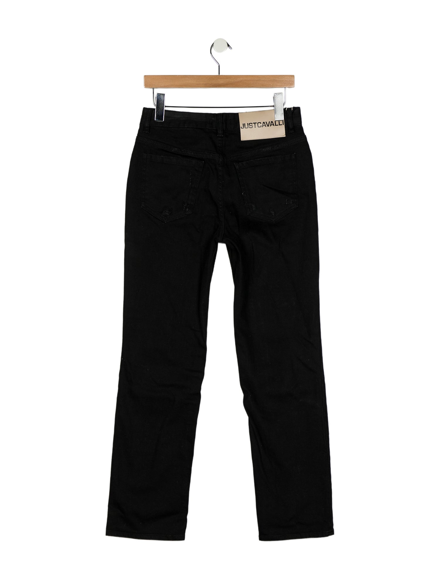 Just Cavalli Mid-Rise Straight Leg Jeans