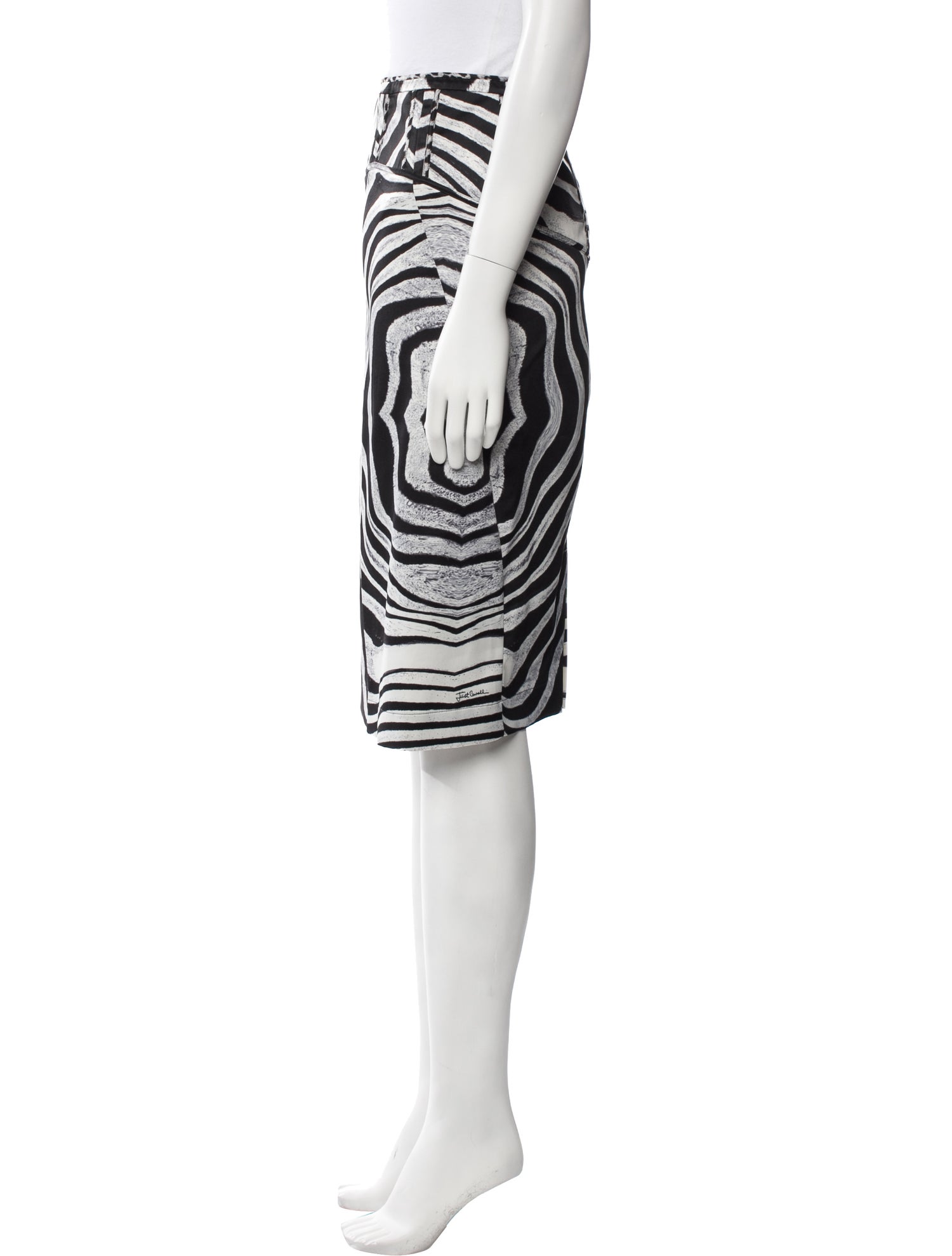 Just Cavalli Animal Print Knee-Length Skirt