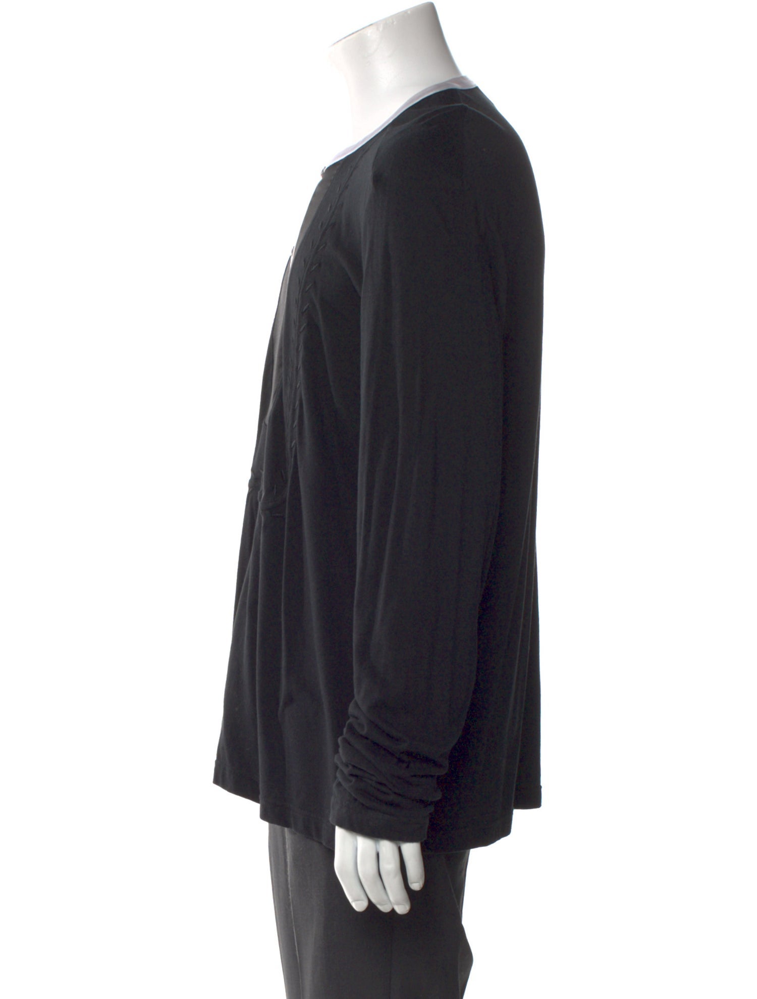 Just Cavalli Crew Neck Long Sleeve Henley