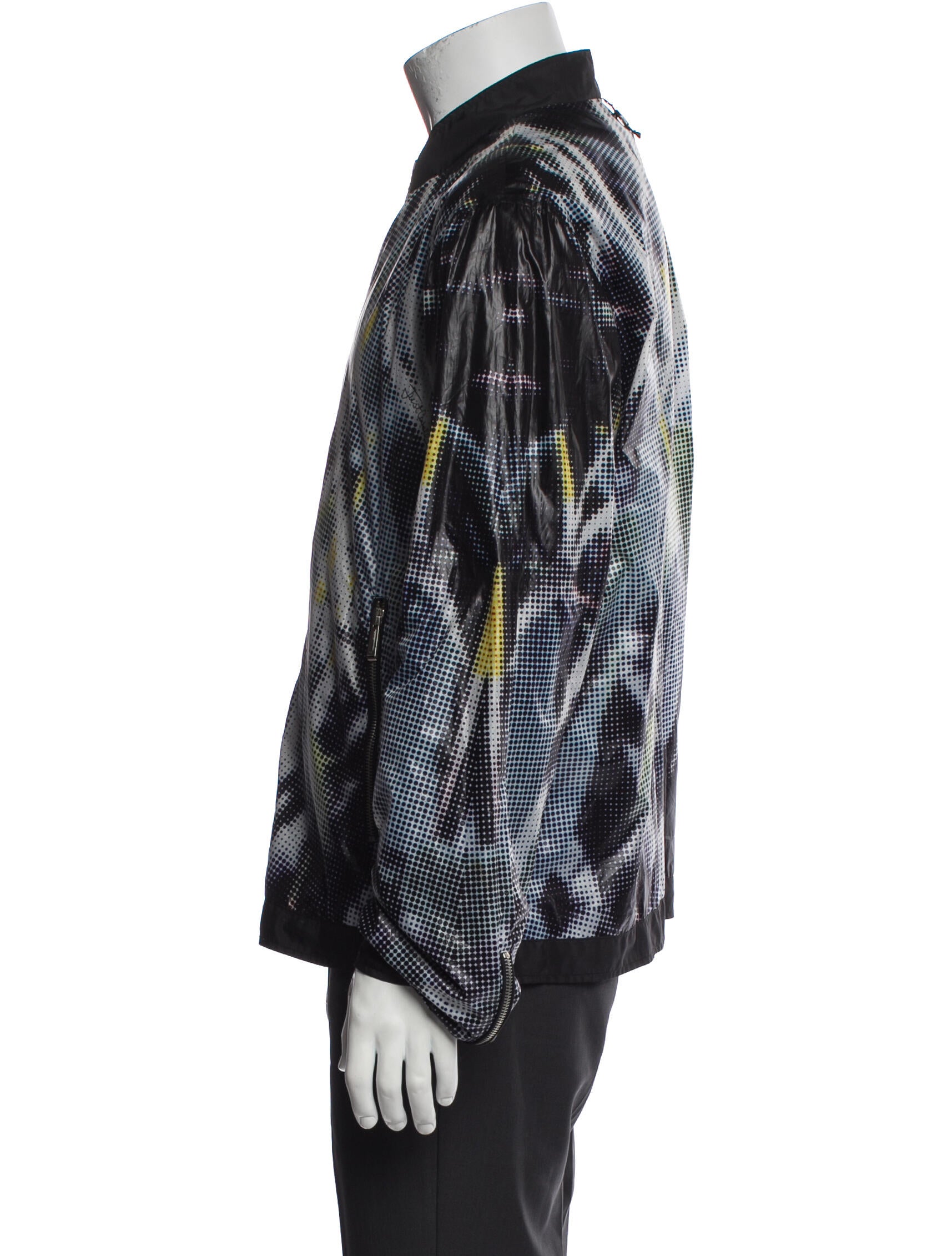 Just Cavalli Graphic Print Denim Jacket