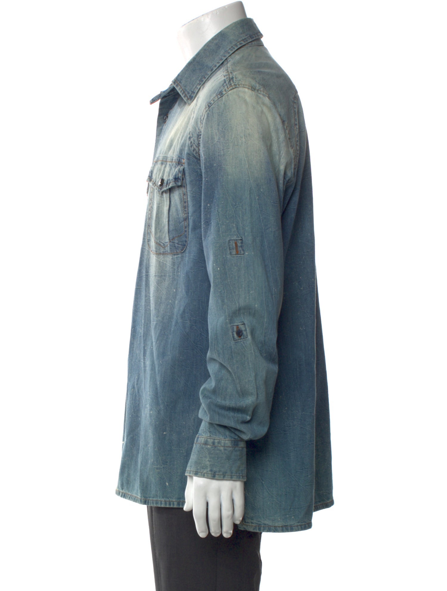 Just Cavalli 2011 Long Sleeve Denim Shirt