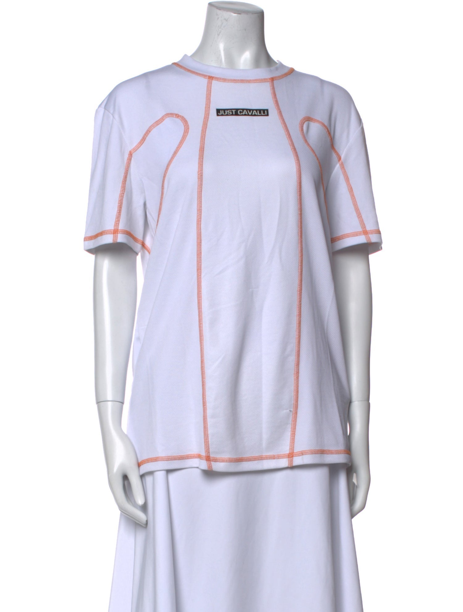 Just Cavalli Graphic Print Crew Neck T-Shirt w/ Tags