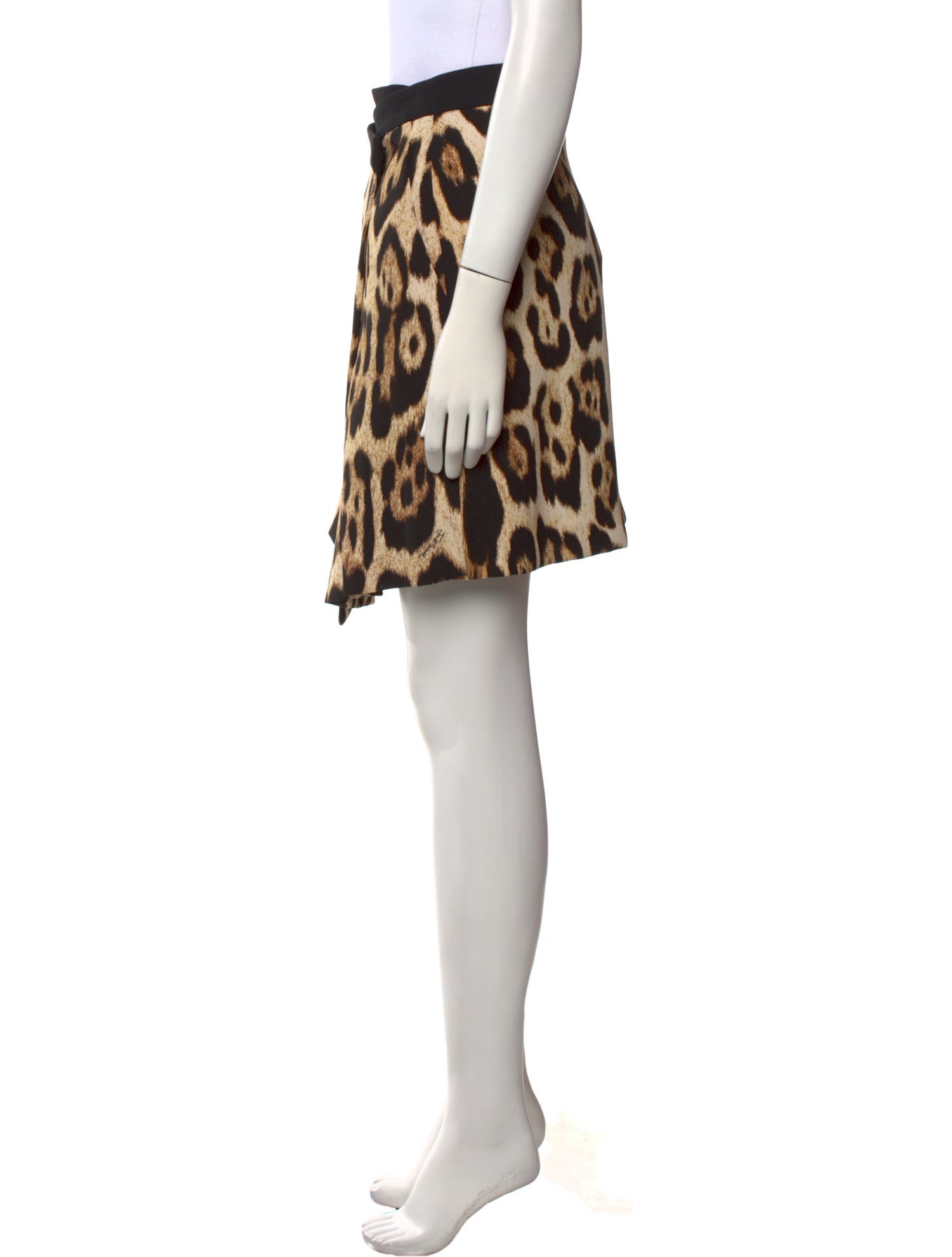 Just Cavalli Animal Print Knee-Length Skirt