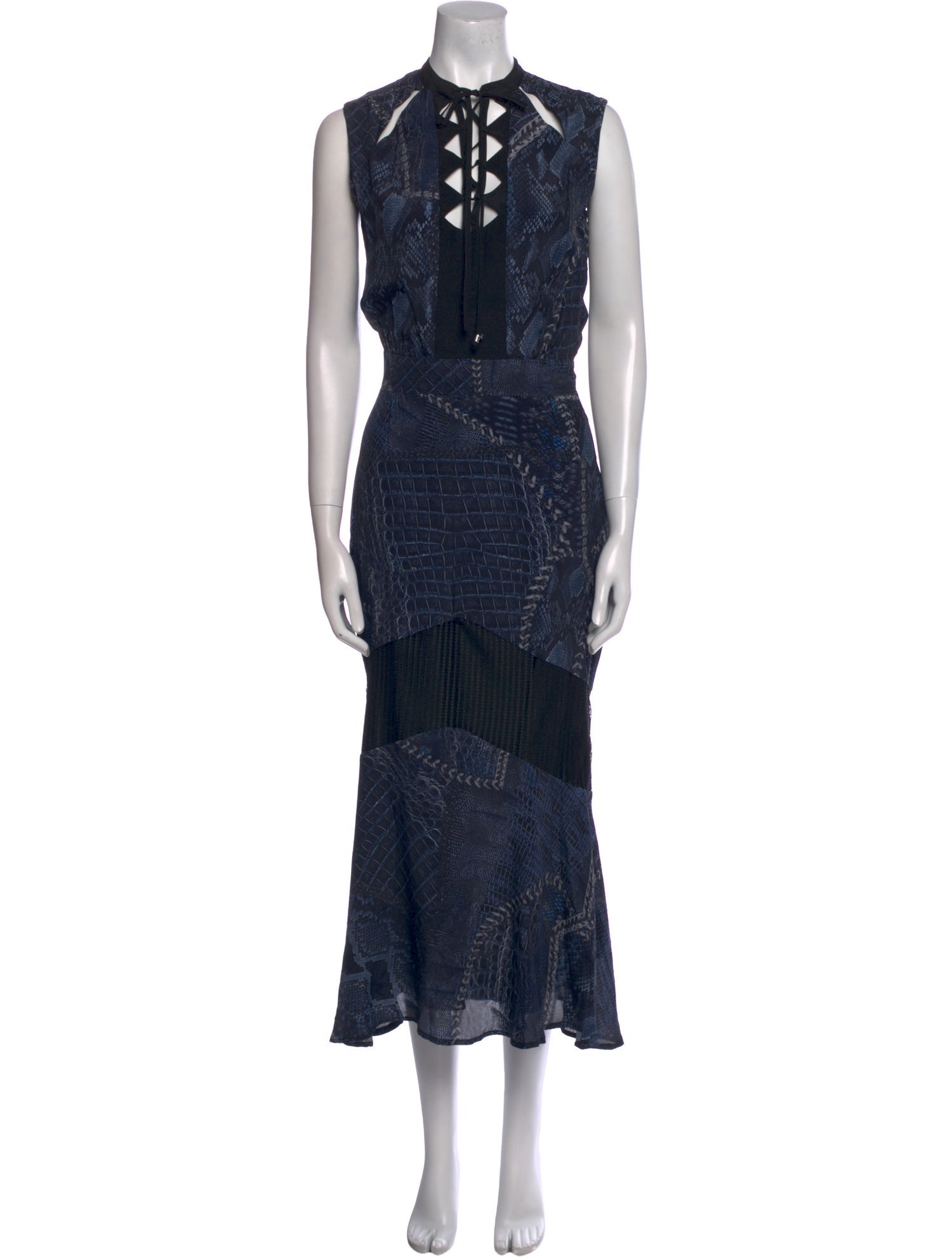 Just Cavalli Printed Long Dress