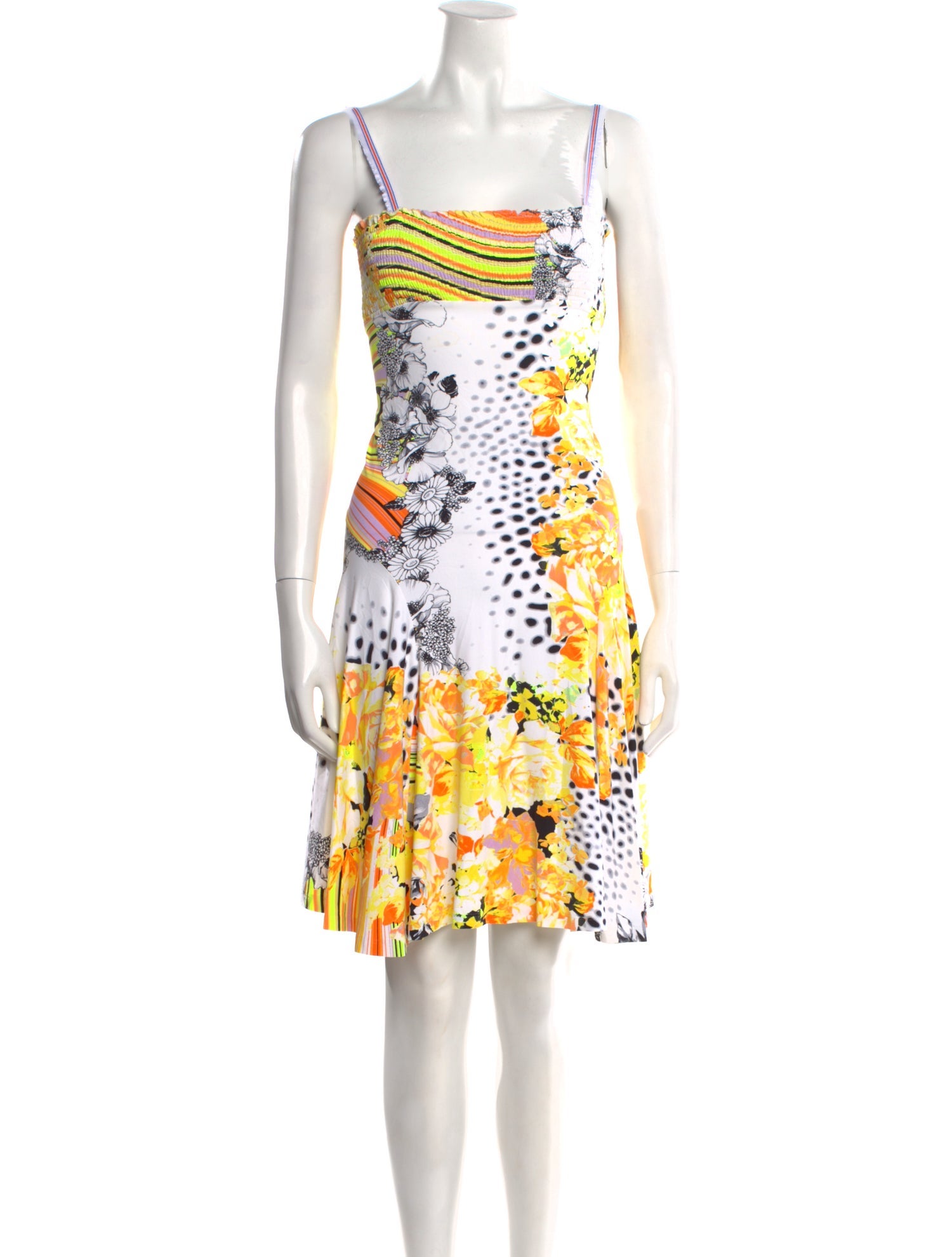 Just Cavalli Printed Knee-Length Dress